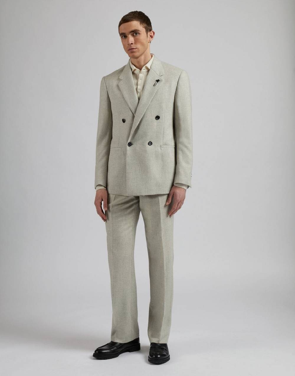 Lardini Abito linea feeling in cashmere light-flannel color panna Novità