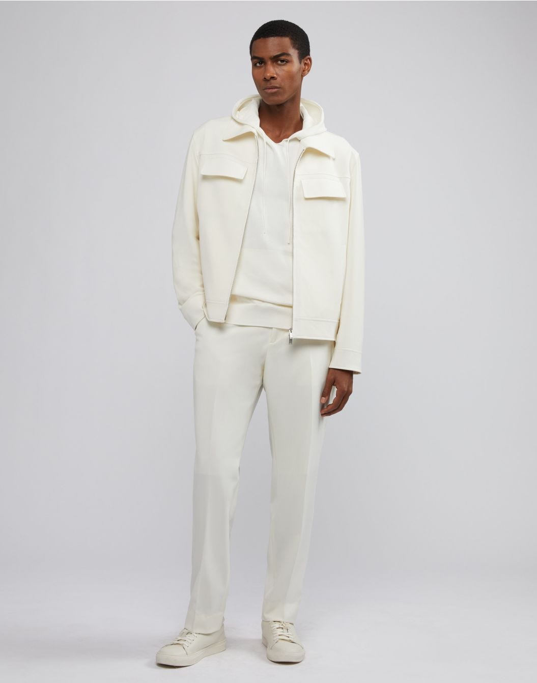 Lardini Pantalone panna senza pinces 2025