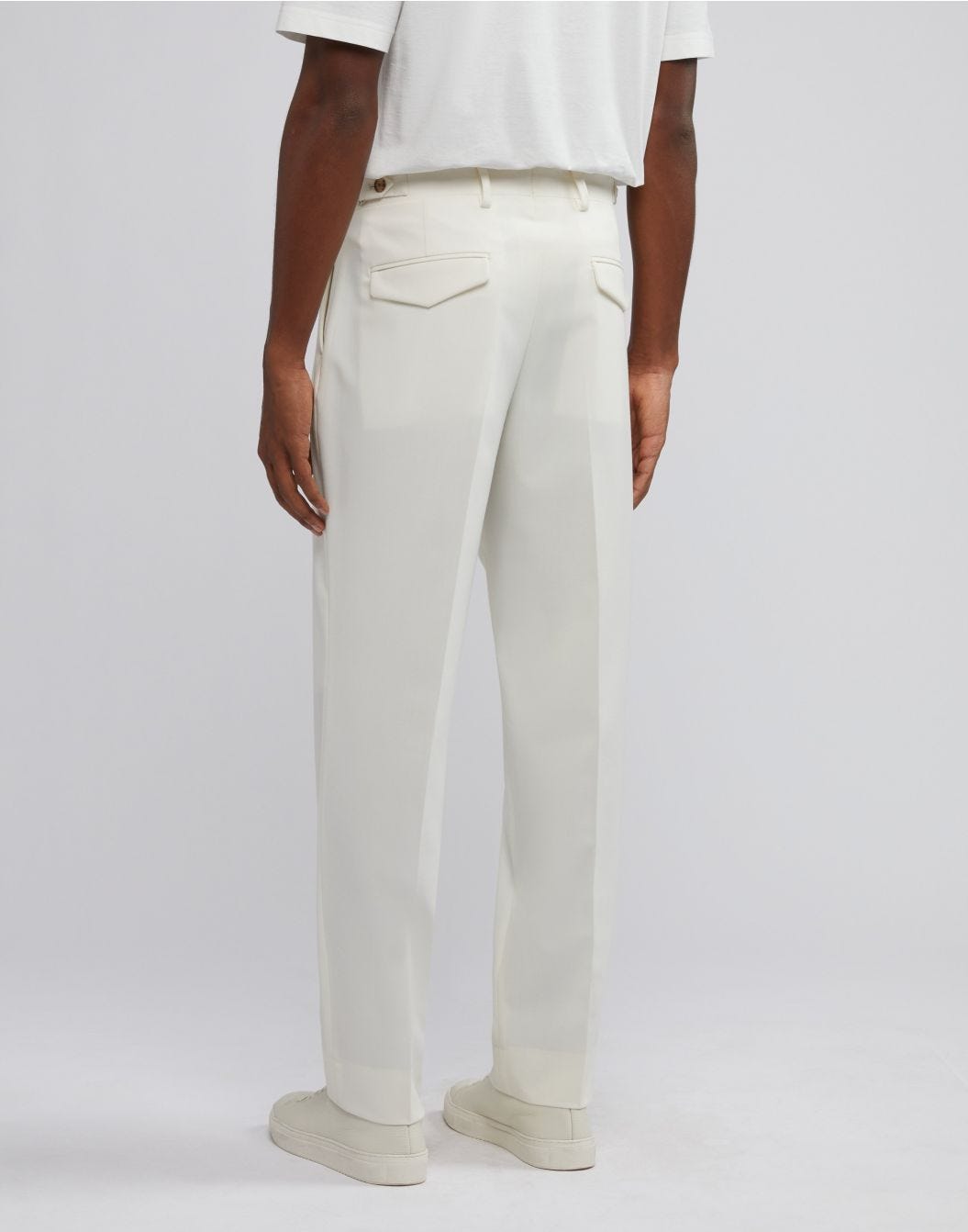 Lardini Pantalone panna senza pinces 2025