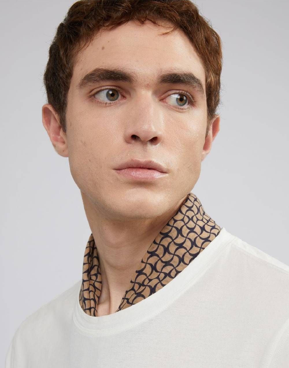 Lardini Foulard in seta con disegno geometrico Soddisfazione Garantita