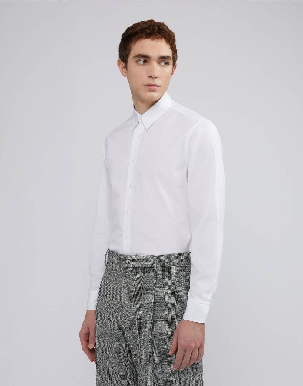 Lardini Camicia bianca in popeline di cotone Fino Al -60%