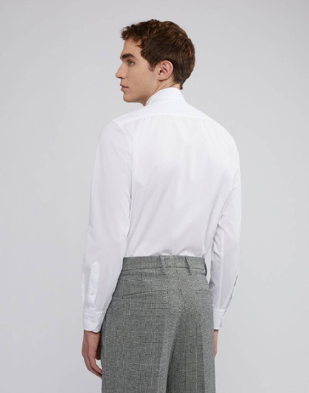 Lardini Camicia bianca in popeline di cotone Fino Al -60%
