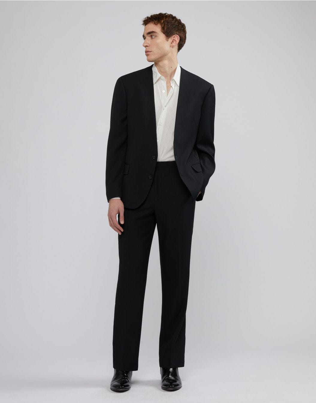 Lardini Pantalone nero attitude in viscosa di lana e seta Shopping Online