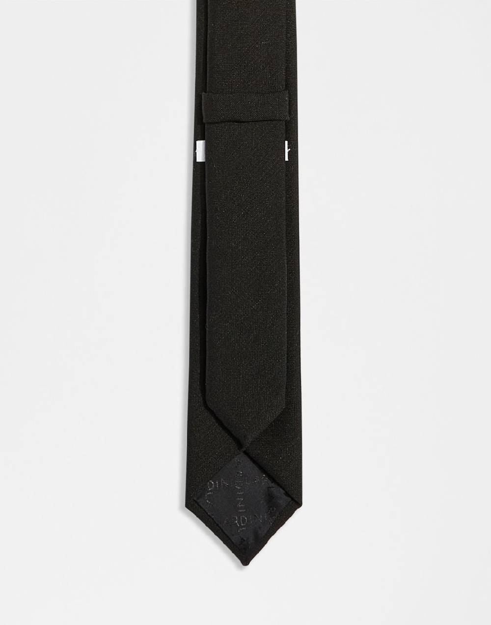 Lardini Cravatta in lana mohair nera Offerta