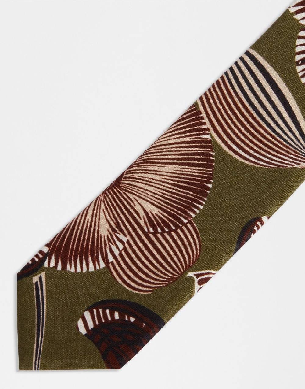 Lardini Cravatta in seta con disegno floreale In Vendita