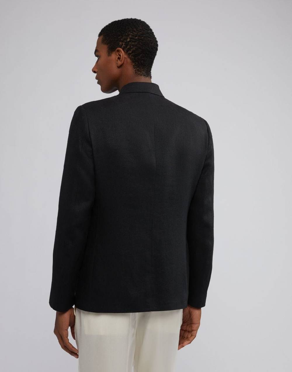 Lardini Blazer doppiopetto attitude nero principe di galles Italia