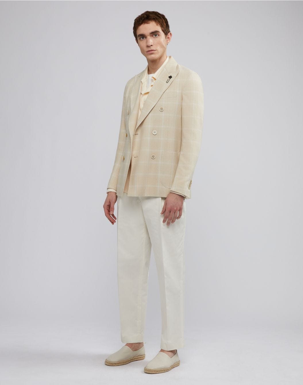 Lardini Blazer doppiopetto macro galles special line In Linea