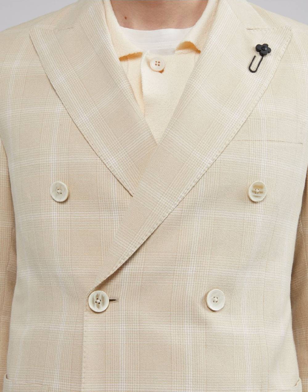 Lardini Blazer doppiopetto macro galles special line In Linea
