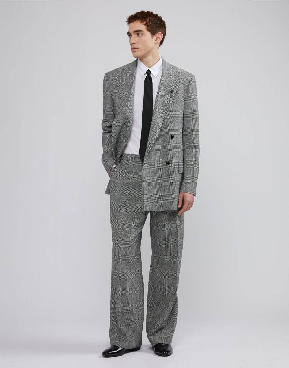 Lardini Blazer doppiopetto principe di galles fit boxy Qualità