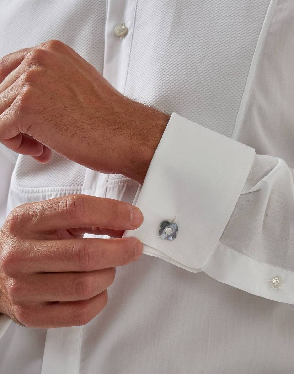 Lardini Gemelli in madreperla grigio e bianco Fino Al -60%
