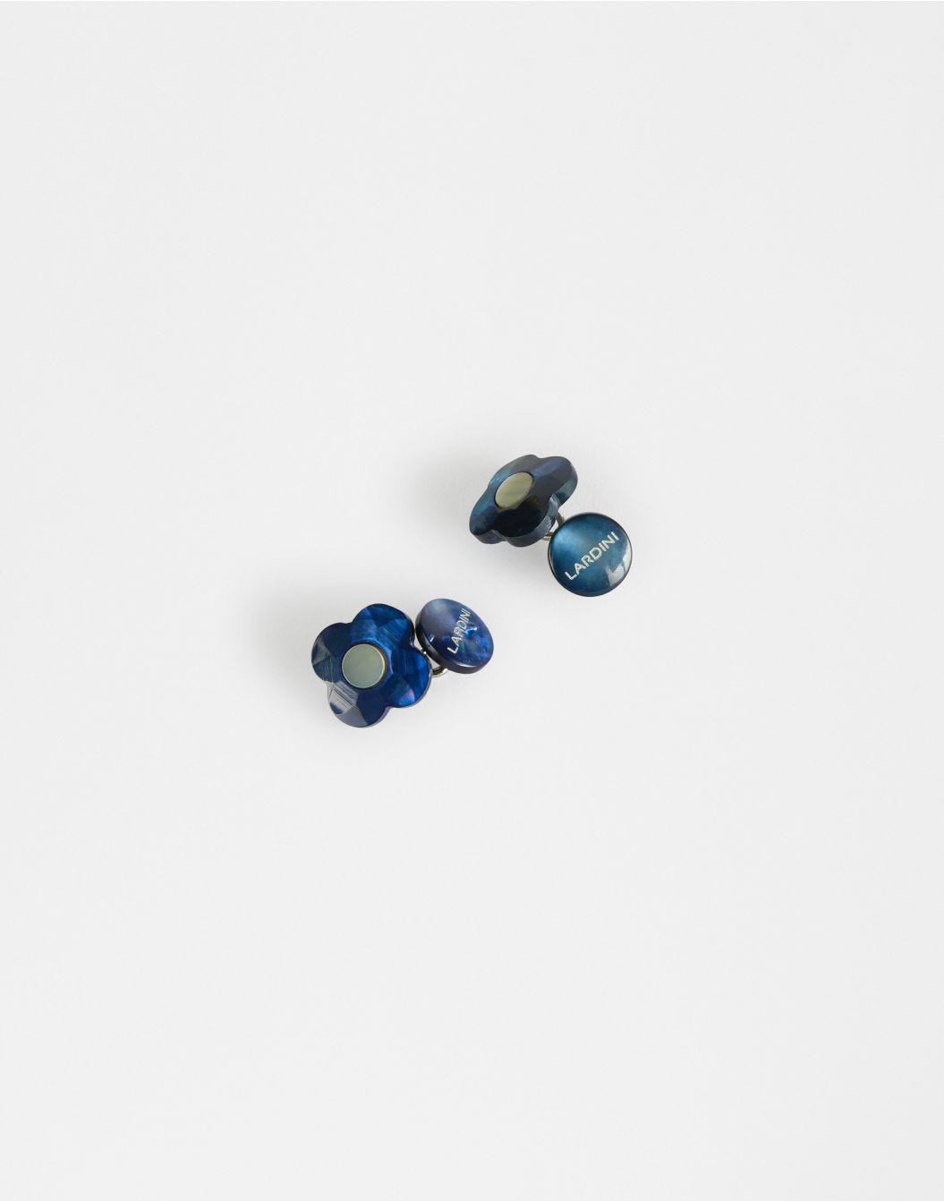 Lardini Gemelli in madreperla blu e bianchi Shopping Online