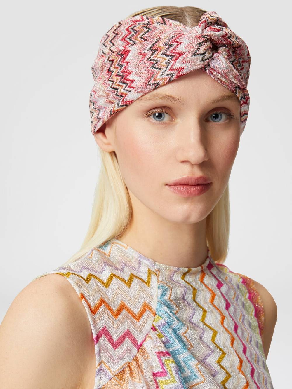Missoni Fascia in viscosa chevron con lurex 2025