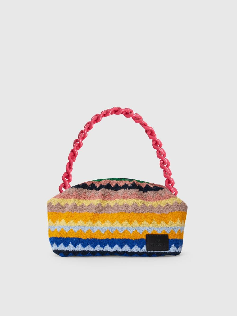 Missoni Clutch in spugna di cotone zig zag