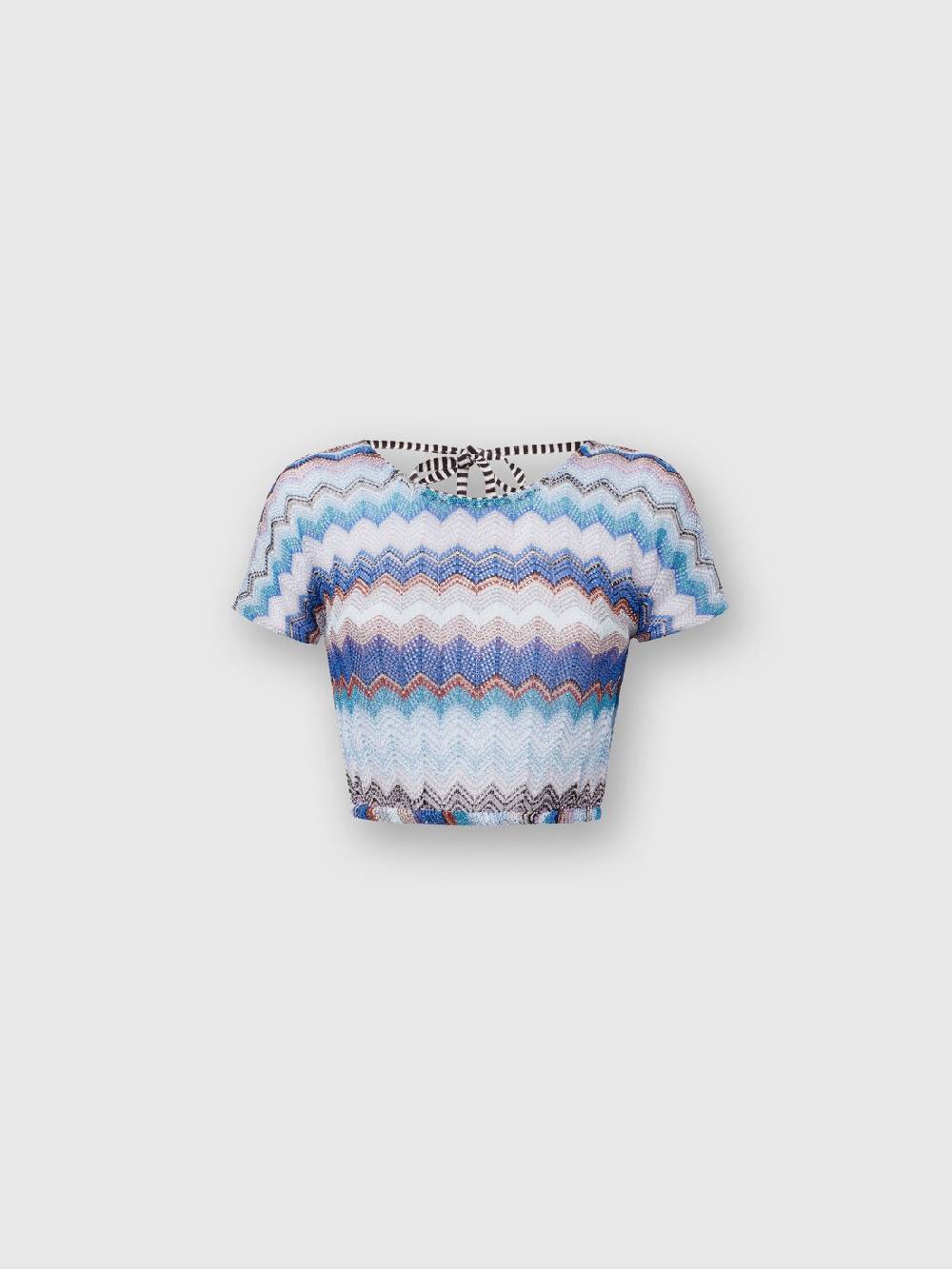 Missoni Crop top crochet con schiena scoperta 2025