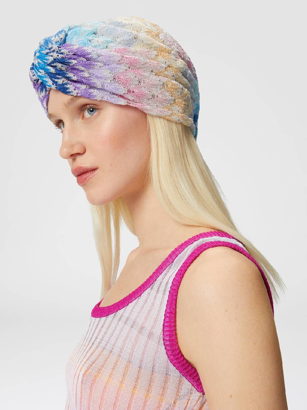 Missoni Turbante in viscosa lamé Qualità