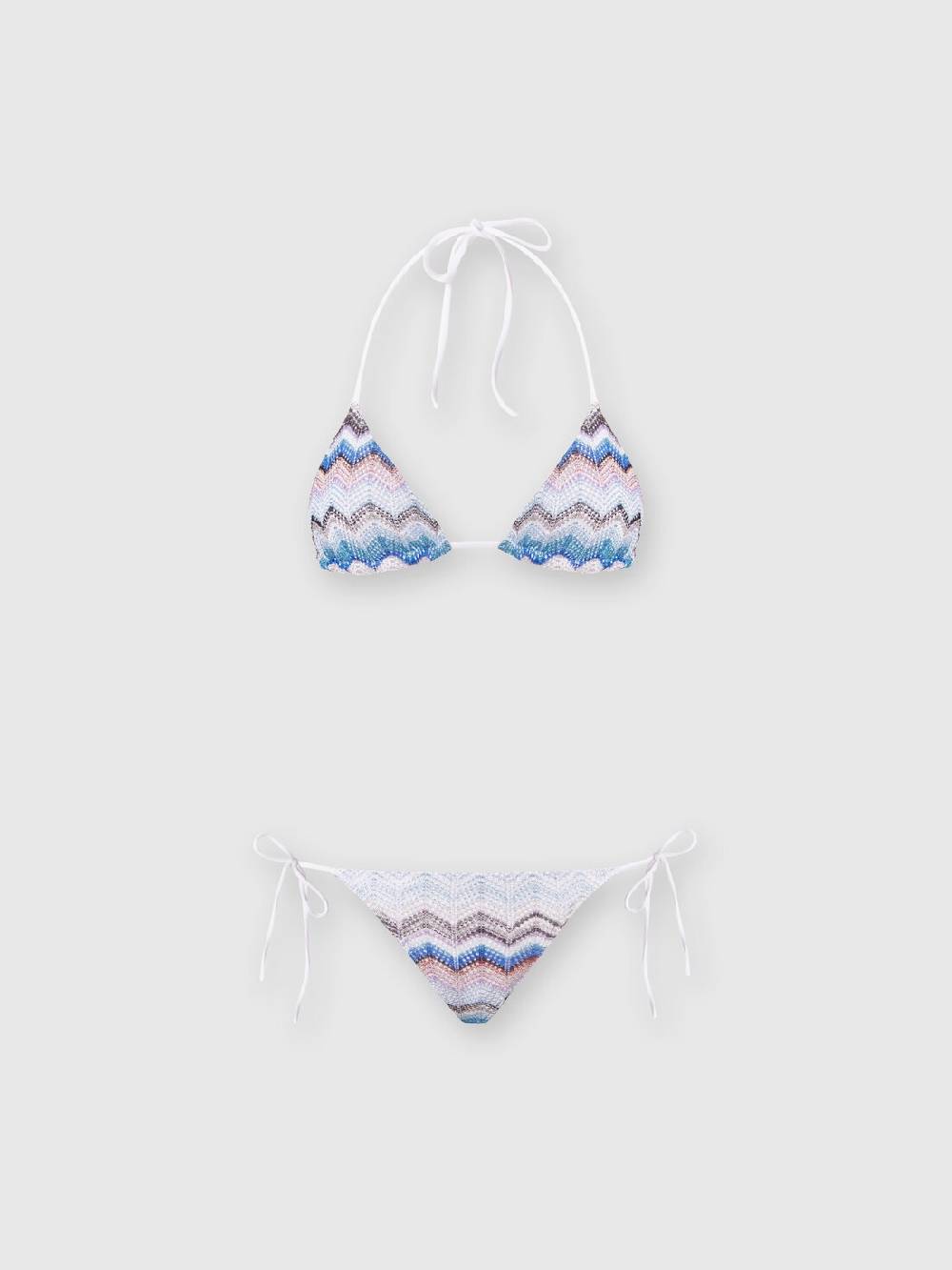 Missoni Bikini crochet zig zag con lurex