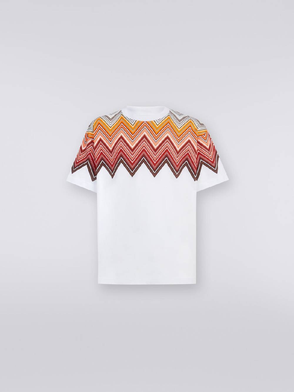 Missoni T-shirt oversize in cotone con stampa macro zig zag Affare Del Giorno