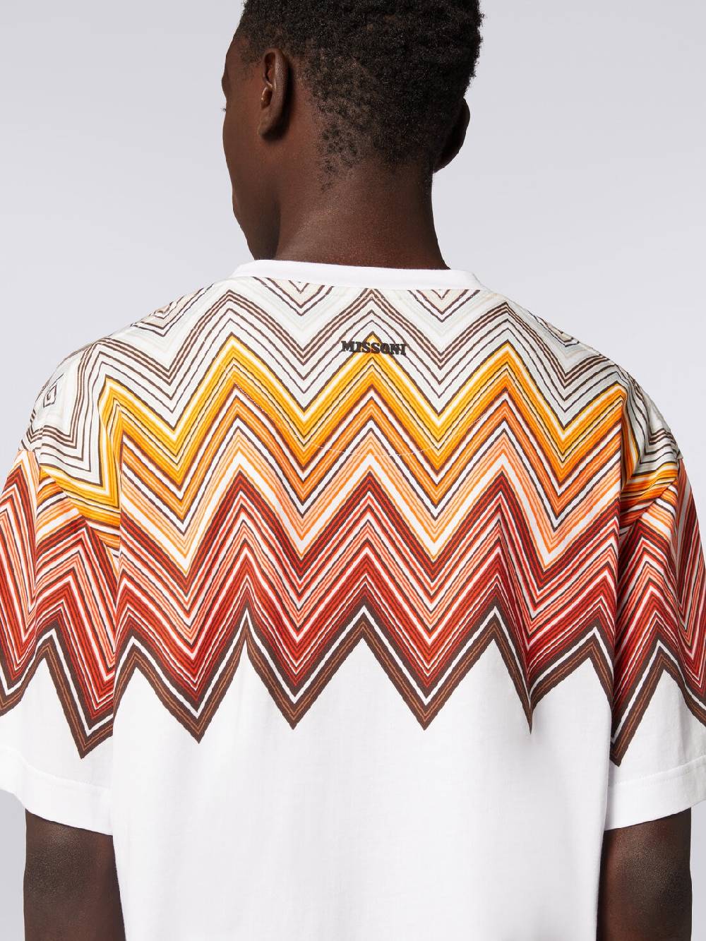 Missoni T-shirt oversize in cotone con stampa macro zig zag Affare Del Giorno