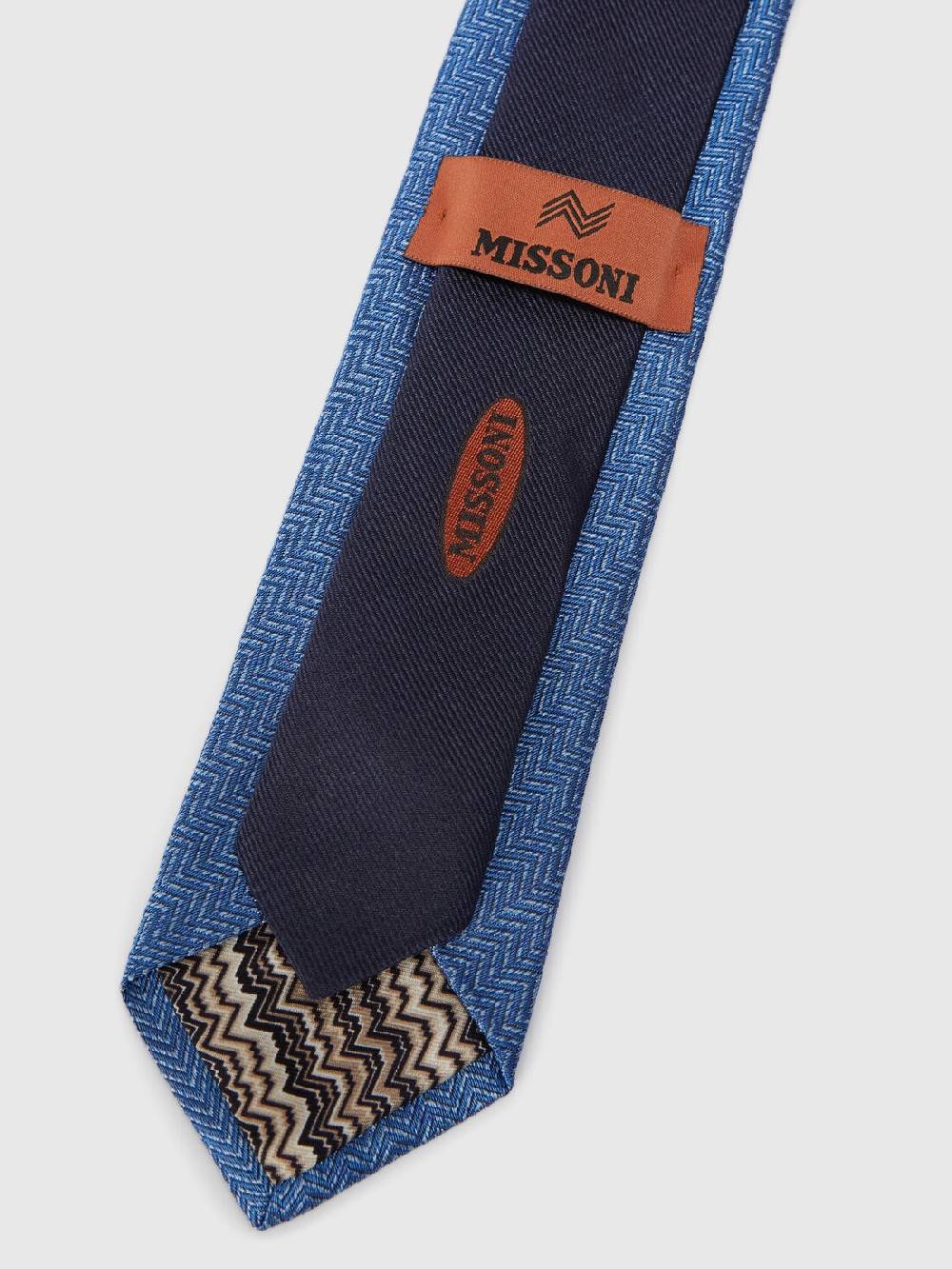 Missoni Cravatta in seta chevron Saldi Di Fabbrica