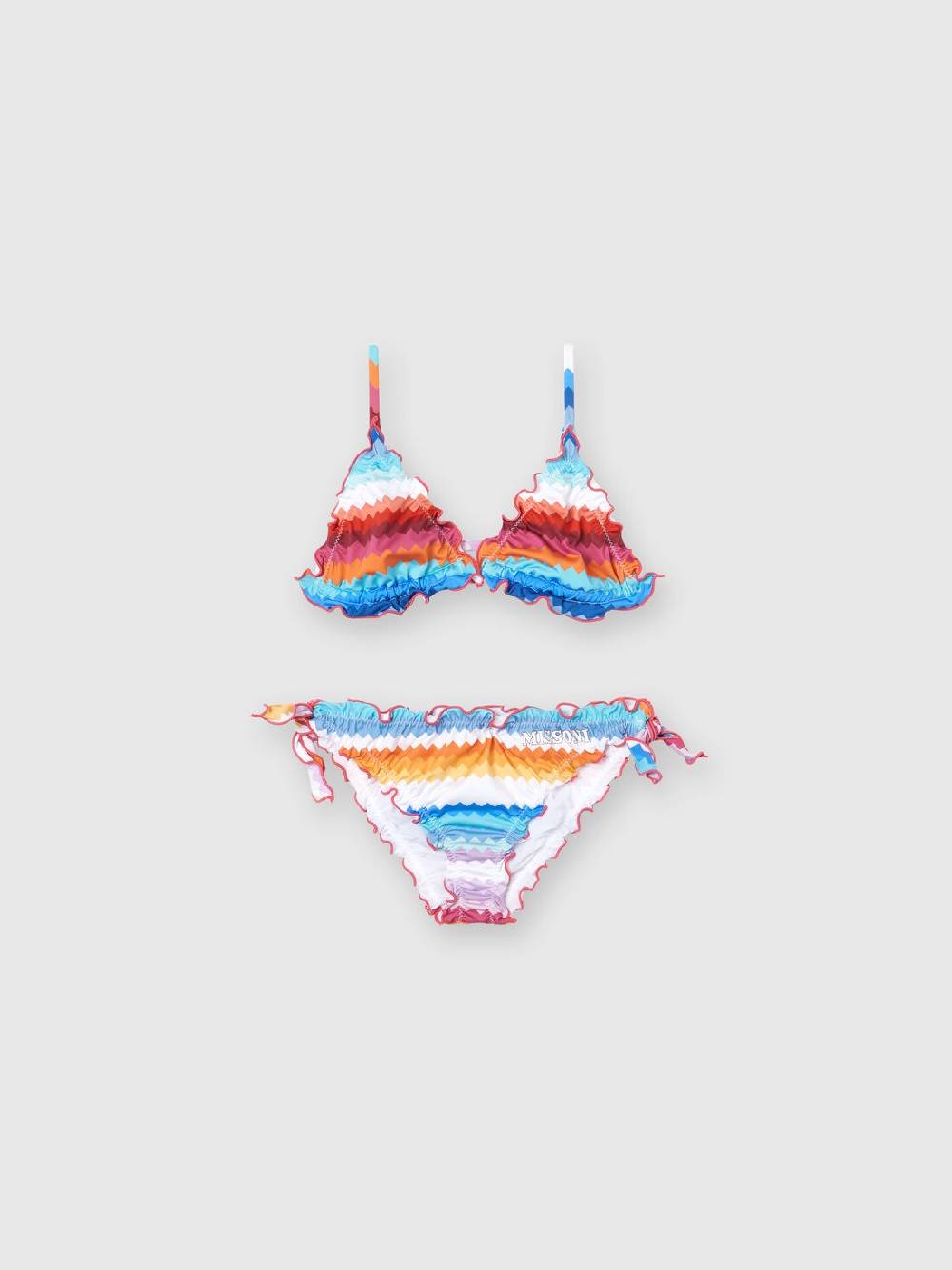 Missoni Bikini con motivo zig zag e logo Offerte
