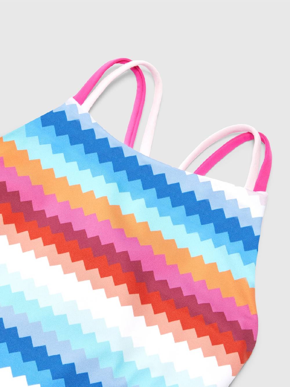 Missoni Costume intero zig zag con scritta logo Vendita Calda