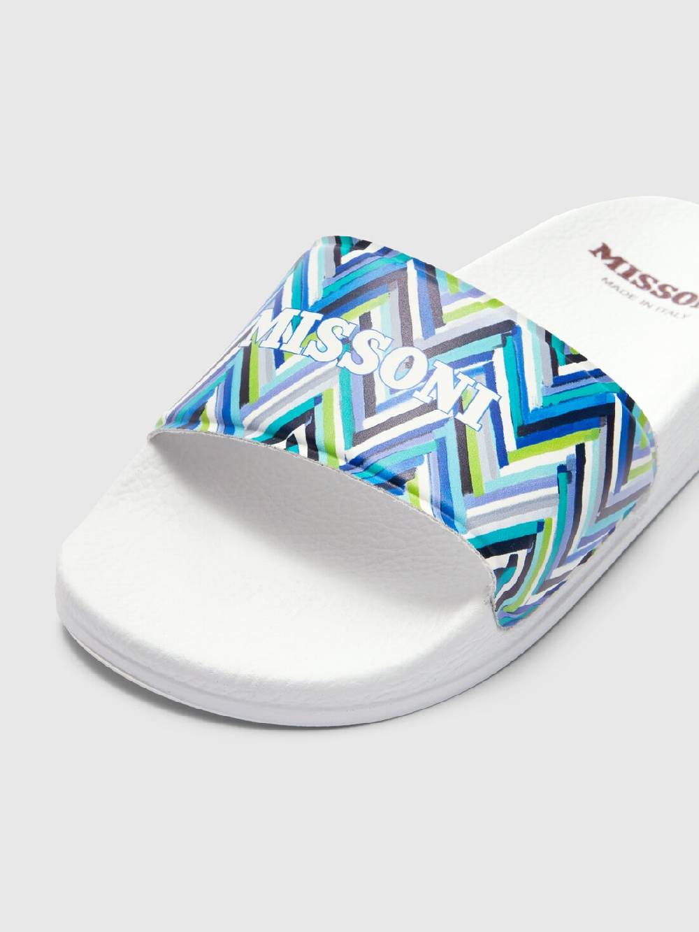 Missoni Ciabatte con motivo chevron e scritta logo In Saldo