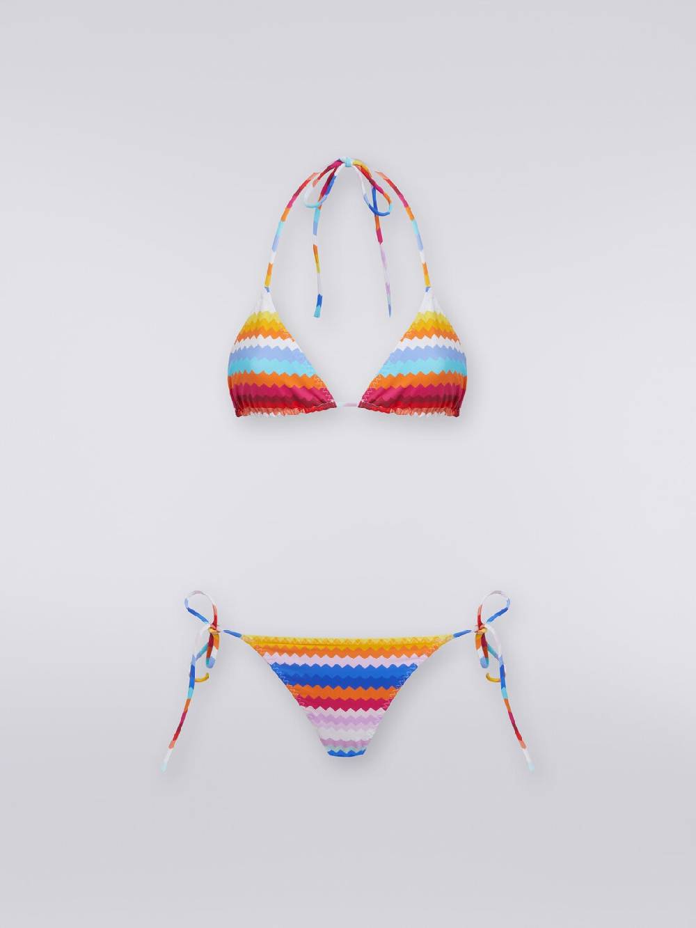 Missoni Bikini in nylon stretch stampa zig zag