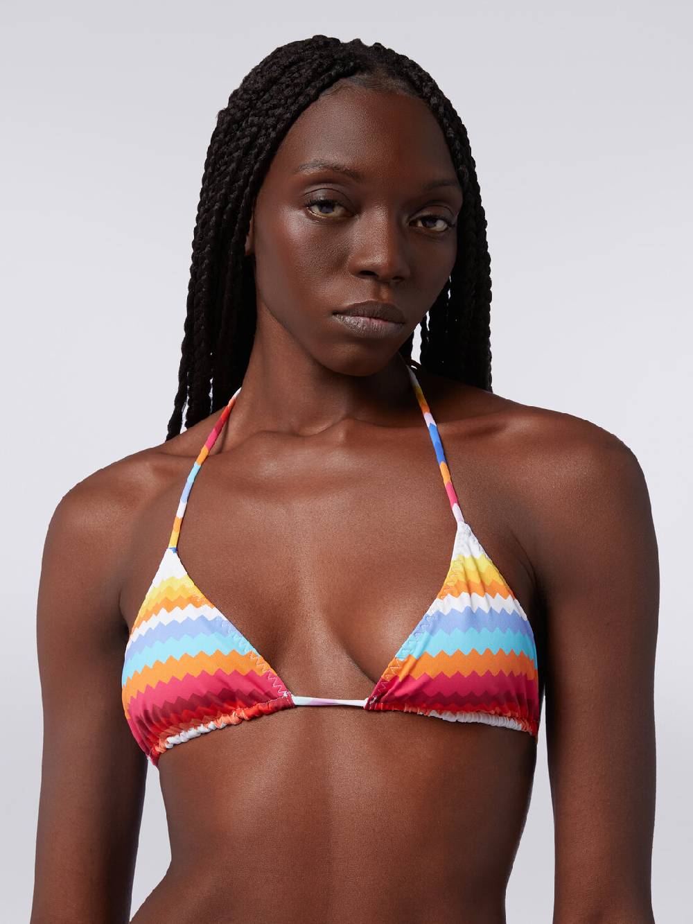 Missoni Bikini in nylon stretch stampa zig zag In Linea