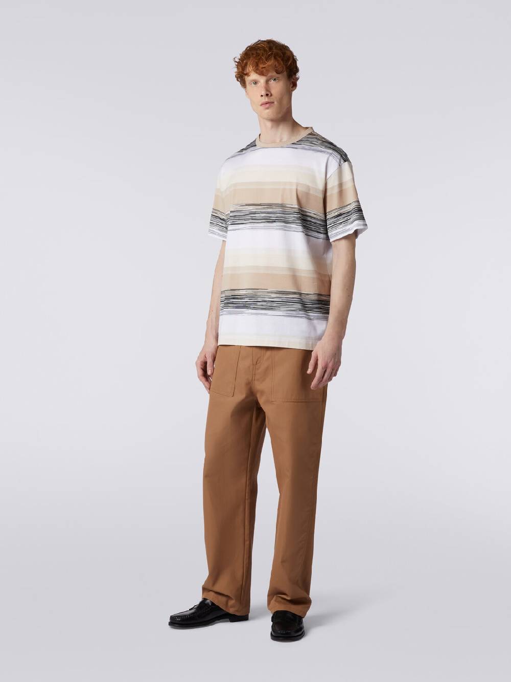 Missoni T-shirt a maniche corte in cotone con inserti fiammati Spedizione Gratuita