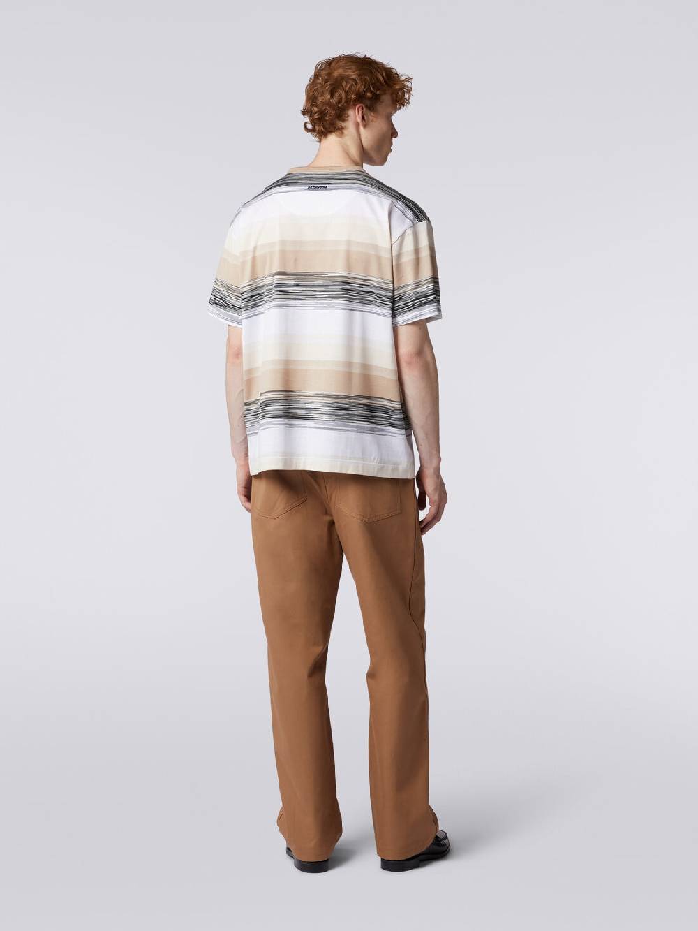 Missoni T-shirt a maniche corte in cotone con inserti fiammati Spedizione Gratuita