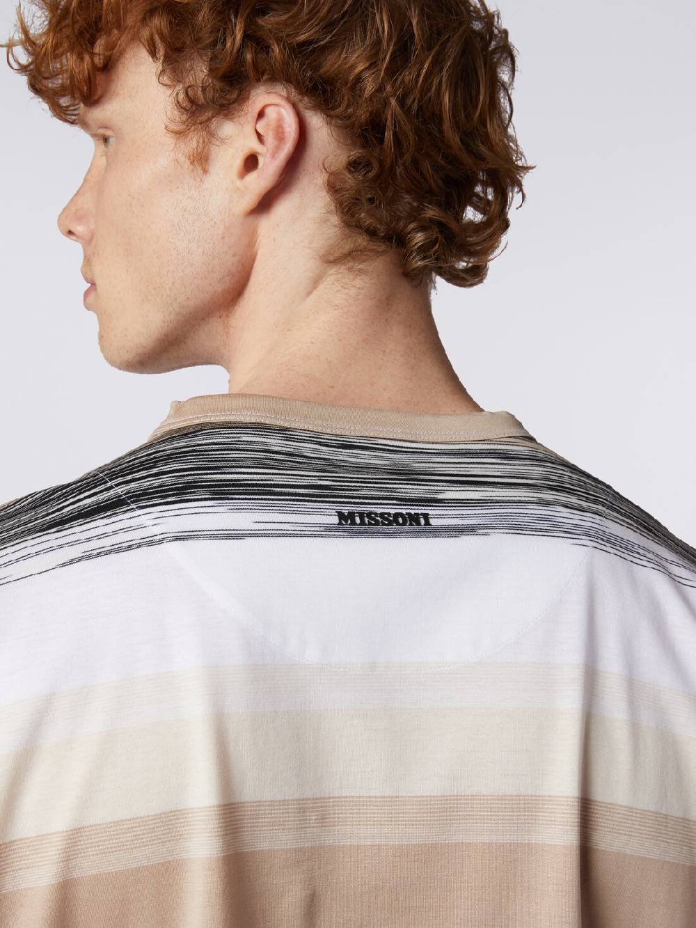 Missoni T-shirt a maniche corte in cotone con inserti fiammati Spedizione Gratuita