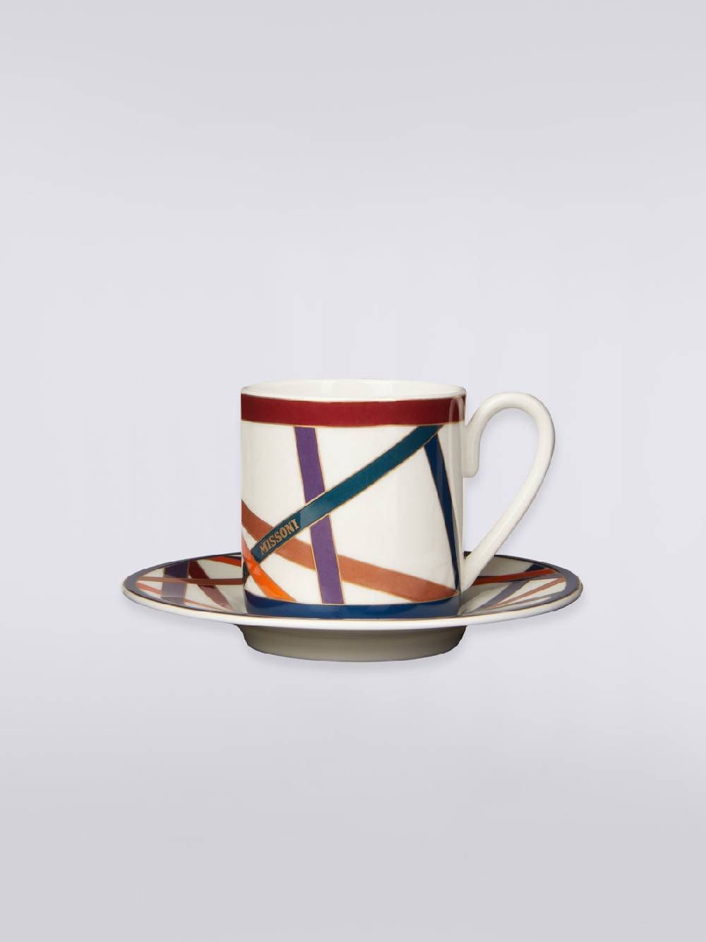 Missoni Nastri Tazza Caffe Set 2 Pz C/Piattino Soddisfazione Garantita