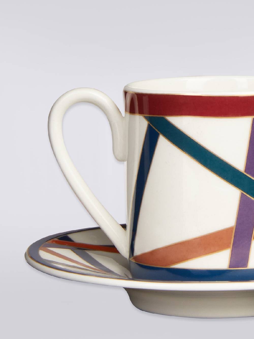 Missoni Nastri Tazza Caffe Set 2 Pz C/Piattino Soddisfazione Garantita