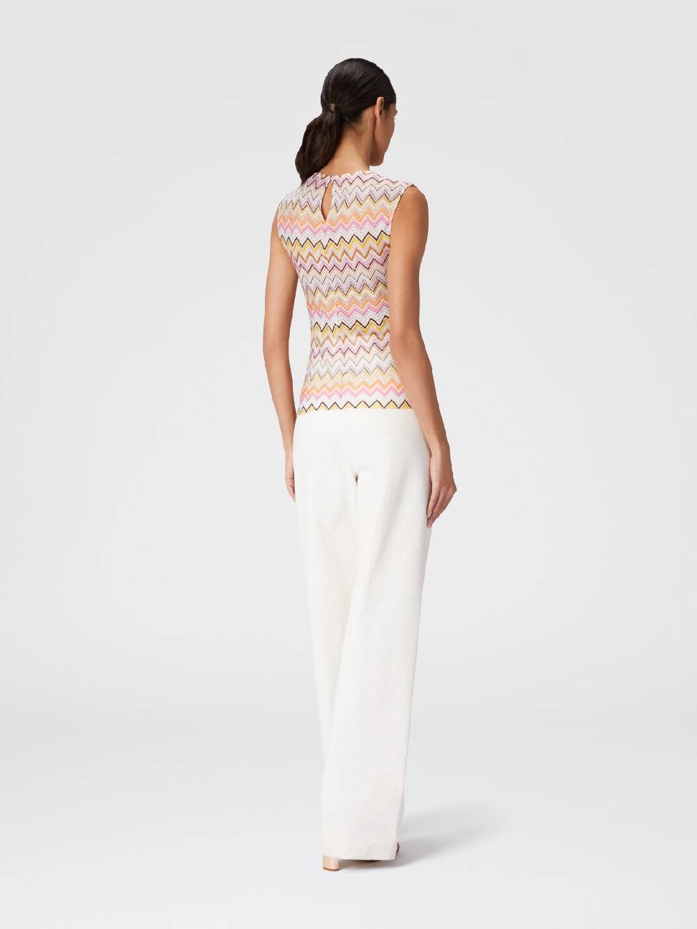 Missoni Top senza maniche con scollatura arricciata Affare Del Giorno