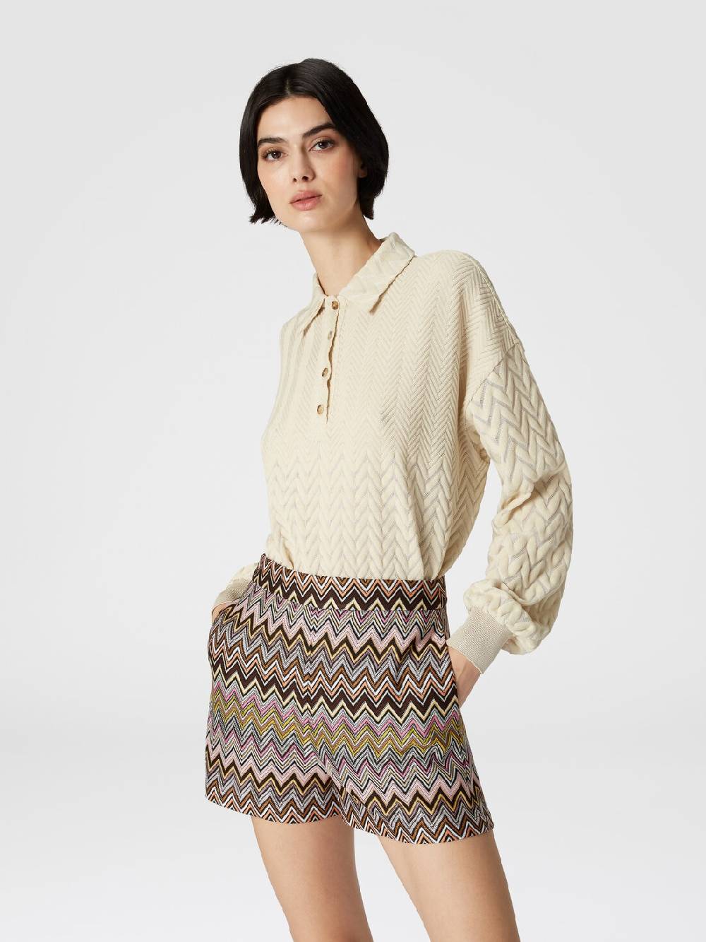 Missoni Shorts in viscosa zig zag Convenienza