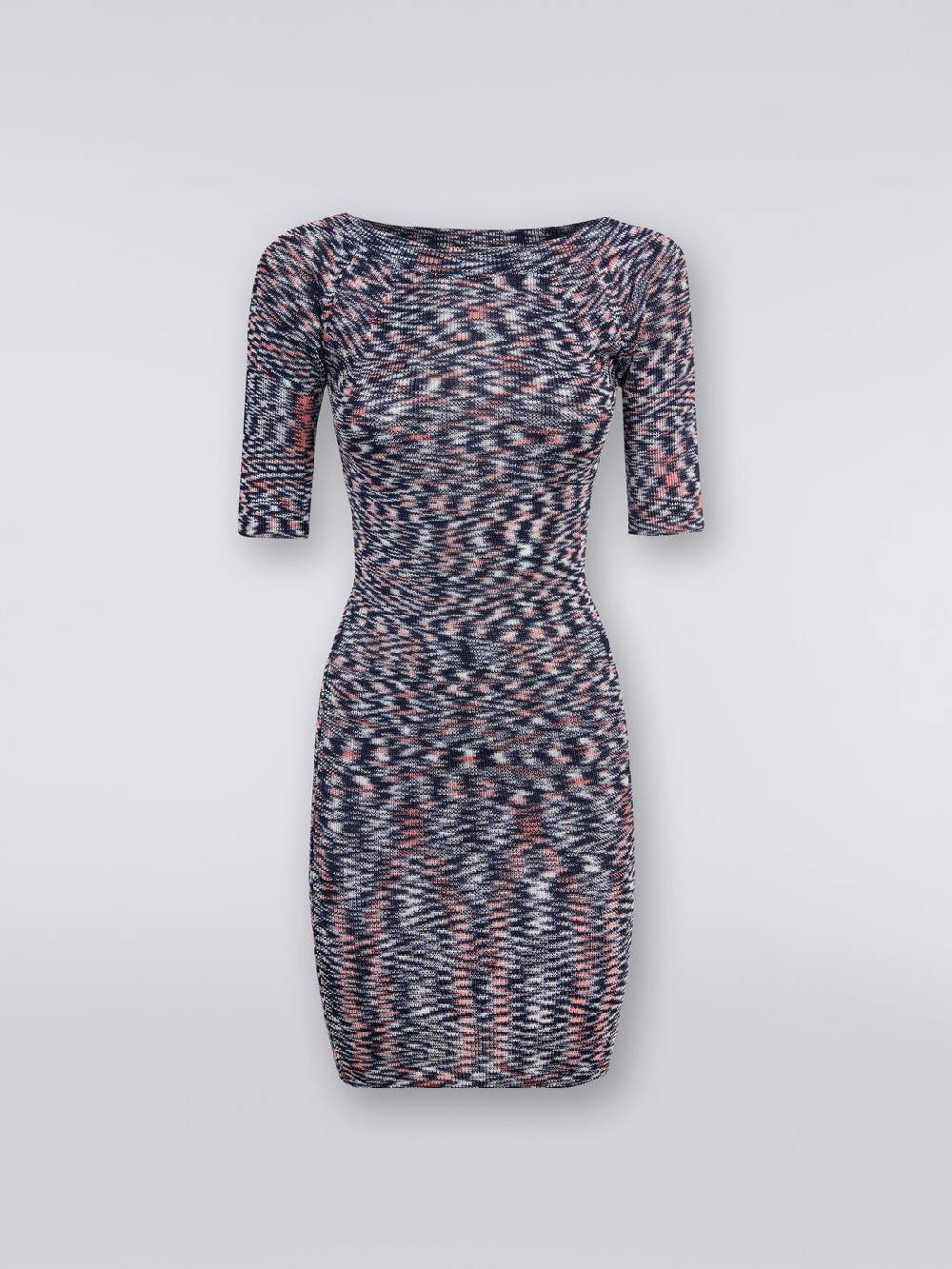 Missoni Mini-abito a maniche corte in misto viscosa fiammata Saldi