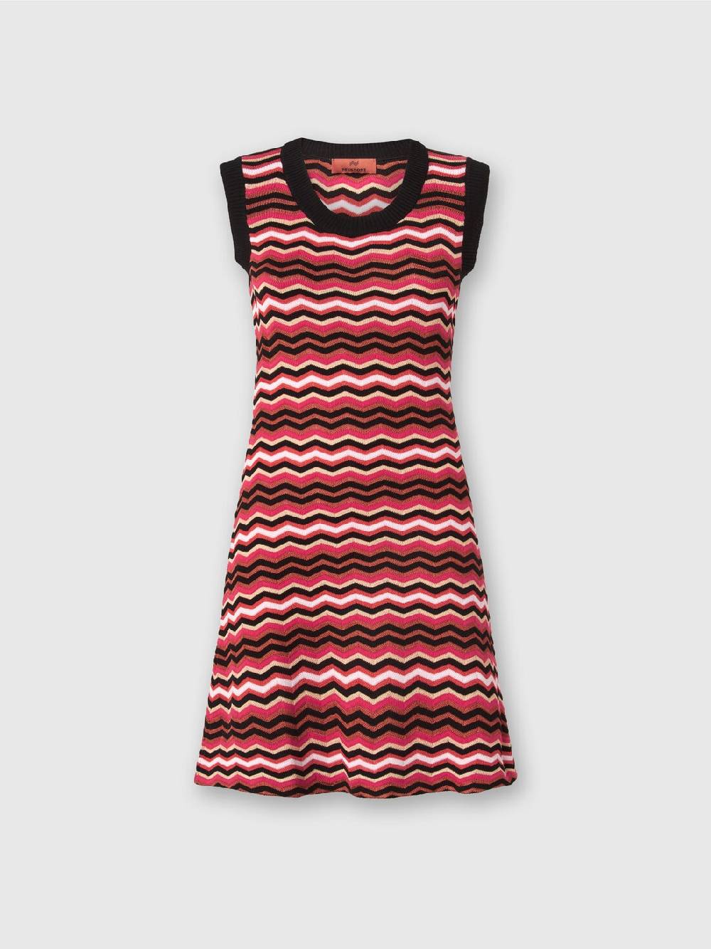 Missoni Abito senza maniche in maglia zig zag Vendita Calda