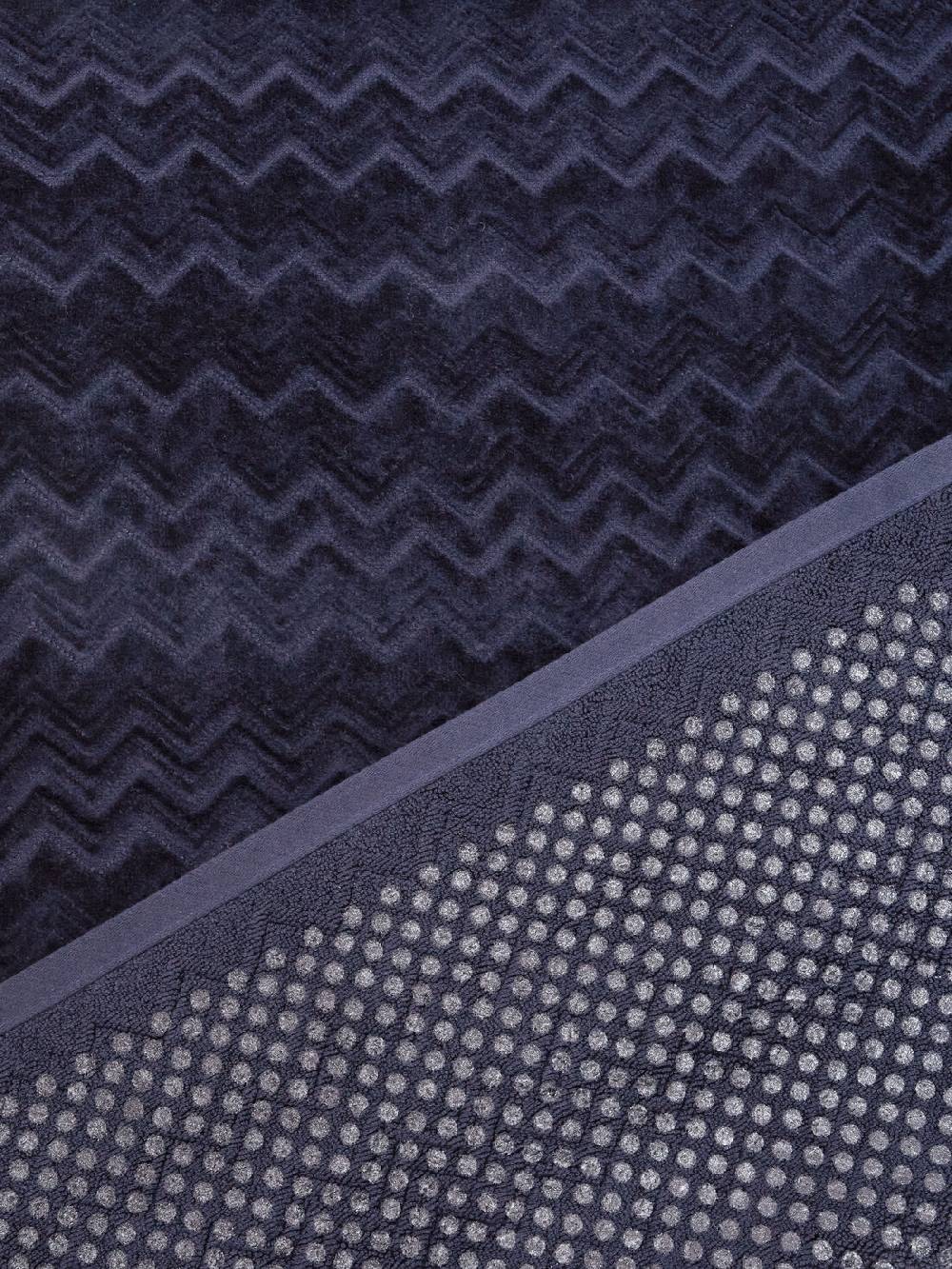 Missoni Tappetino da bagno Chalk 60x90 cm in cotone zig zag 2025