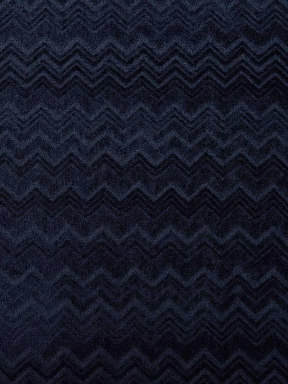 Missoni Telo da bagno 150x100 cm Chalk in spugna di cotone zig zag Italy