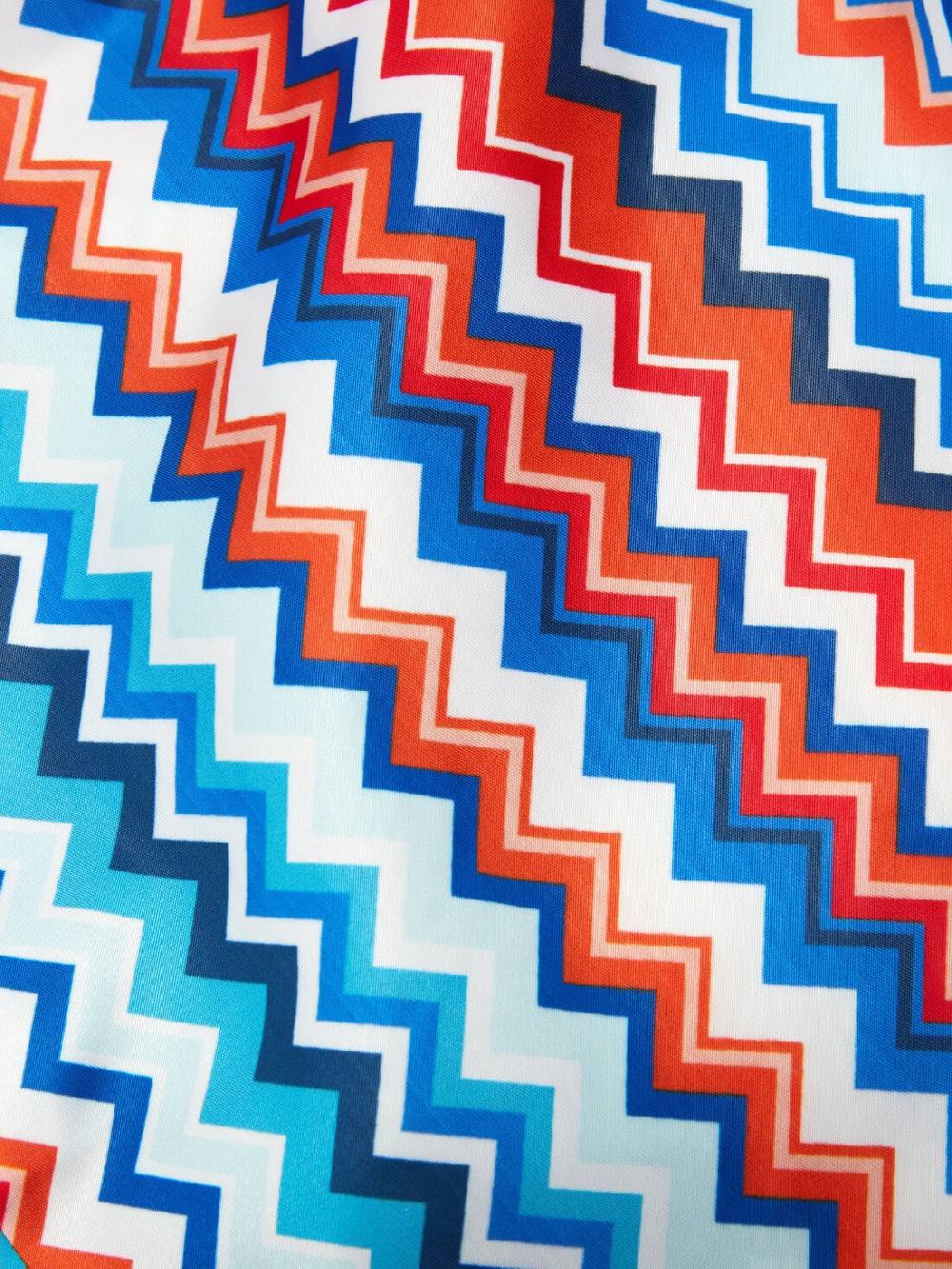 Missoni Boxer mare con stampa zig zag e logo Fino Al -60%
