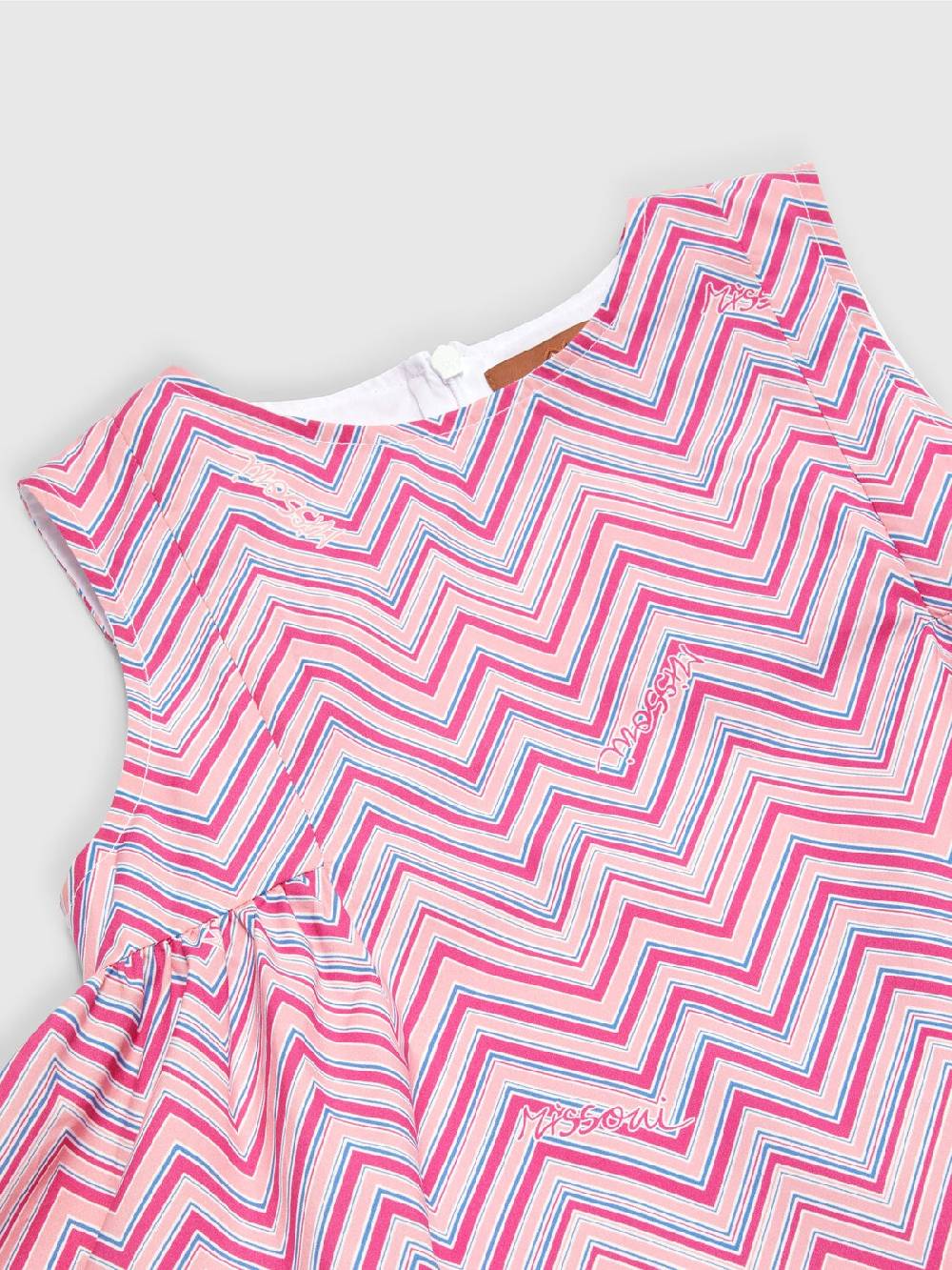 Missoni Abito in cotone con stampa zig zag Convenienza