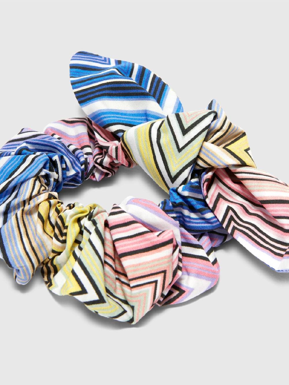 Missoni Scrunchie in cotone chevron Presa