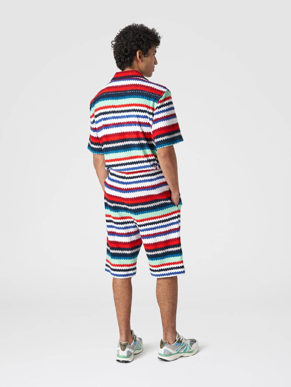 Missoni Shorts in spugna stampa zig zag Offerta