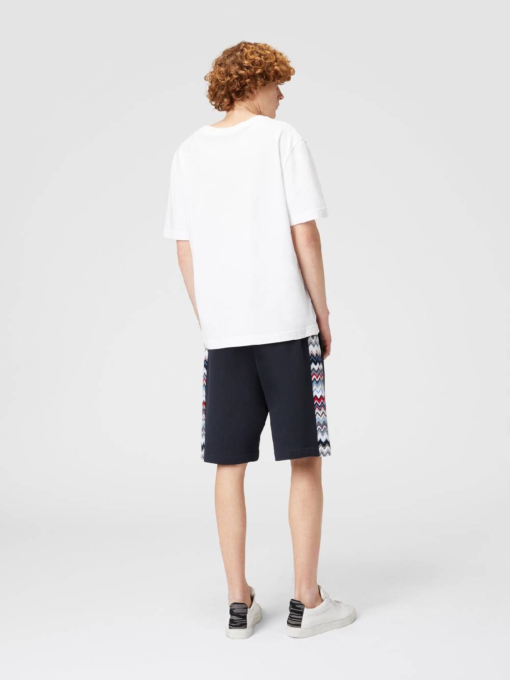 Missoni Shorts in cotone con inserti chevron Consegna Veloce