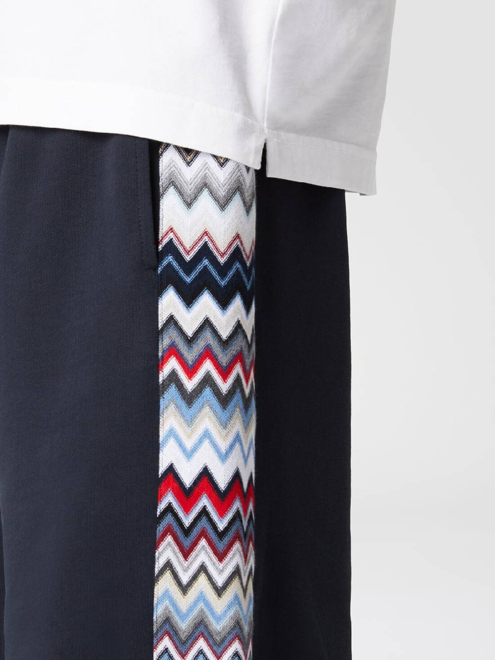 Missoni Shorts in cotone con inserti chevron Consegna Veloce