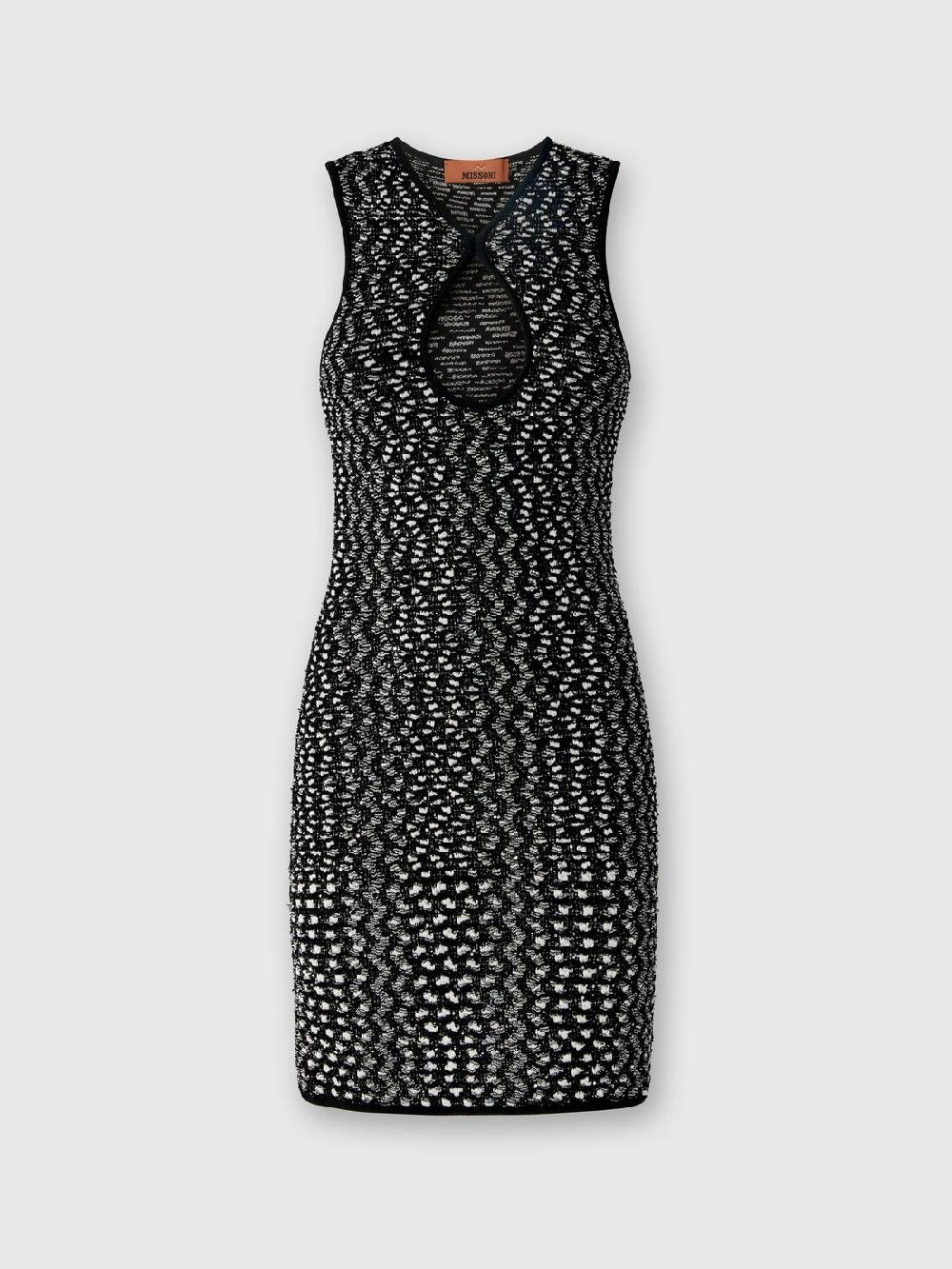 Missoni Mini-abito senza maniche zig zag con paillettes Offerte