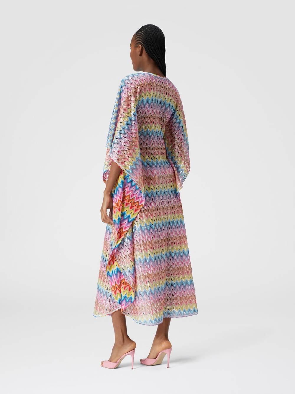Missoni Caftano copricostume lungo in pizzo spalmato Hotsell