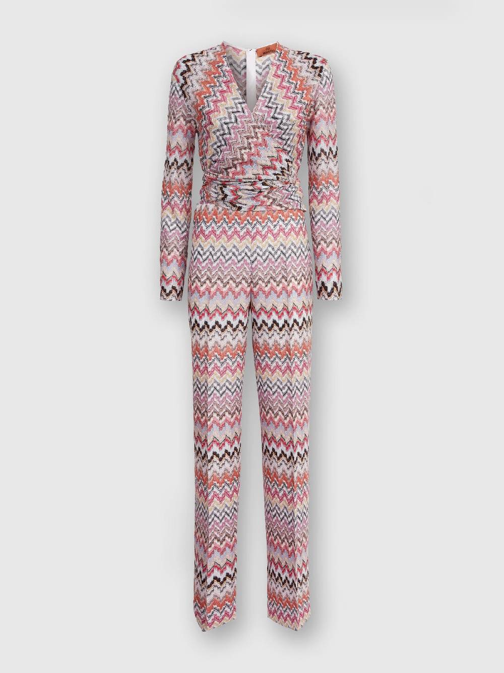 Missoni Tuta lunga in viscosa lamé zig zag I Più Venduti