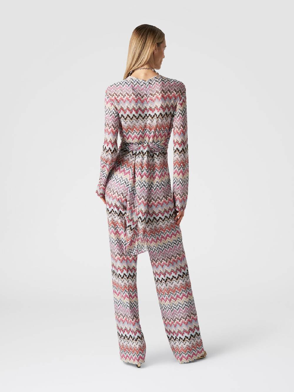 Missoni Tuta lunga in viscosa lamé zig zag I Più Venduti
