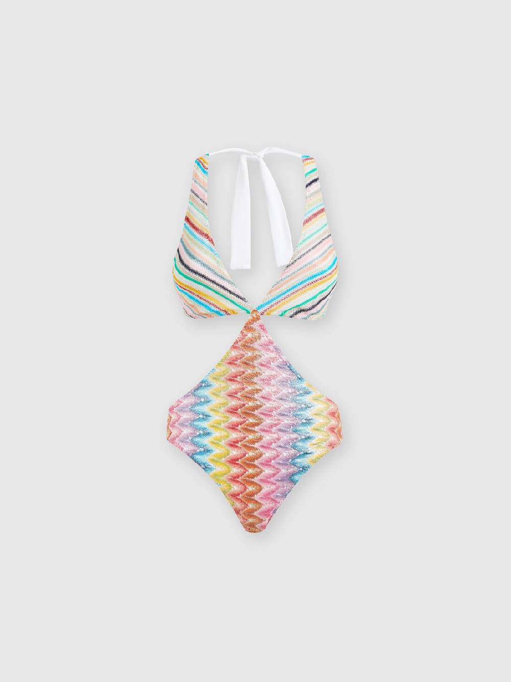 Missoni Costume intero patchwork con dettagli cut out Vendita